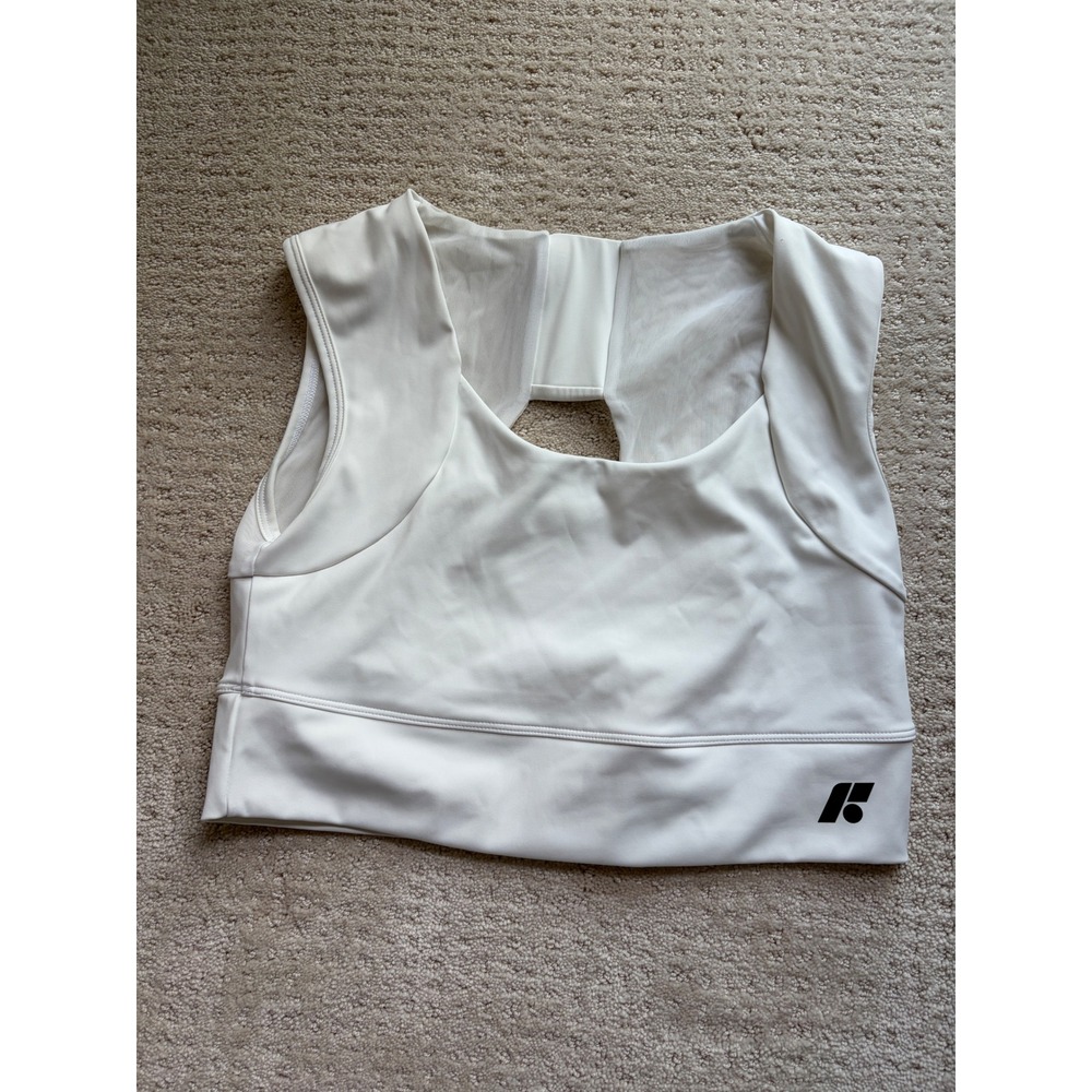 Forme Power Bra Women XXL White Posture Correcting Sporty Mesh